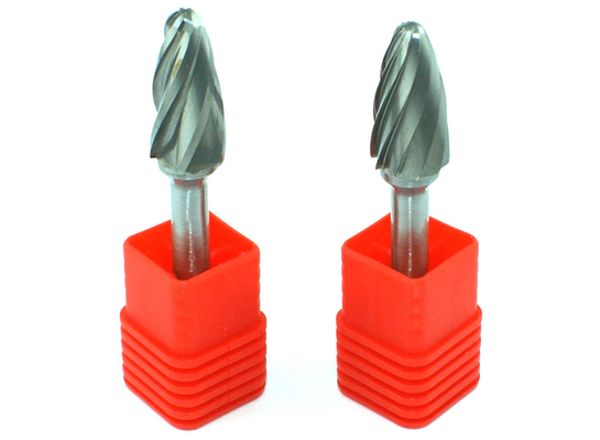 Customized Logo Carbide Burr Tool Bits Diamond Cut Carbide Burrs Fine Cut / Double Cut For Industrial