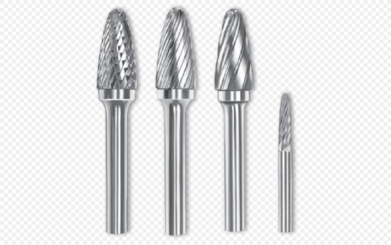Customized Logo Carbide Burr Tool Bits Diamond Cut Carbide Burrs Fine Cut / Double Cut For Industrial