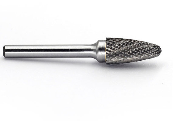 Customized Logo Carbide Burr Tool Bits Diamond Cut Carbide Burrs Fine Cut / Double Cut For Industrial