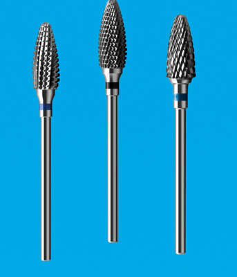 Customized Logo Carbide Burr Tool Bits Diamond Cut Carbide Burrs Fine Cut / Double Cut For Industrial