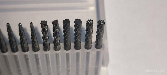 YG7 3*3mm Tungsten Carbide Rotary Files Customized LOGO