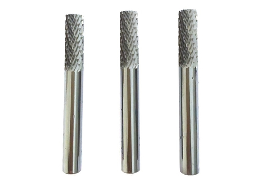 Type F 6MM 8MM 10MM 12MM Head Cut Dia Tungsten Carbide Burr Bits Fine Cut Double Cut