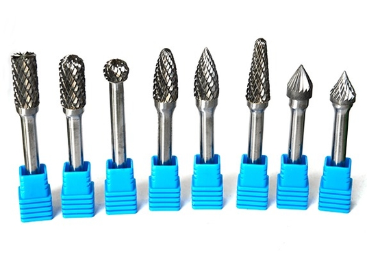 Type F 6MM 8MM 10MM 12MM Head Cut Dia Tungsten Carbide Burr Bits Fine Cut Double Cut