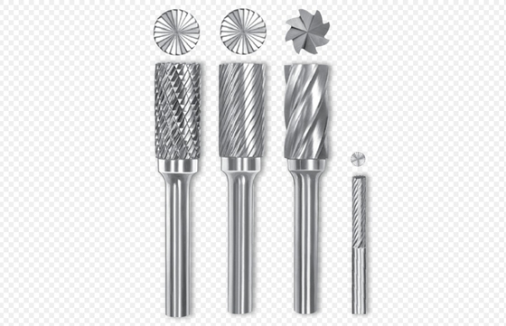 Trial Order Acceptable Metric Tungsten Carbide Burr Set For Die Grinder Drill Bits YG6 Grade