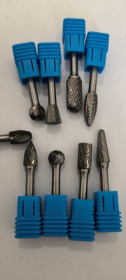 3mm 6mm Shank  Tungsten Carbide Burr Bit Standard 6-36 Mm Head Length Single Tooth Shape