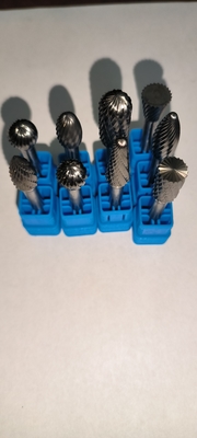 3mm 6mm Shank  Tungsten Carbide Burr Bit Standard 6-36 Mm Head Length Single Tooth Shape