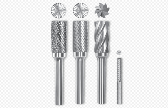 Full Size Tungsten Carbide Deburring Bits YG 8 Aluminum Cut Carbide Burrs
