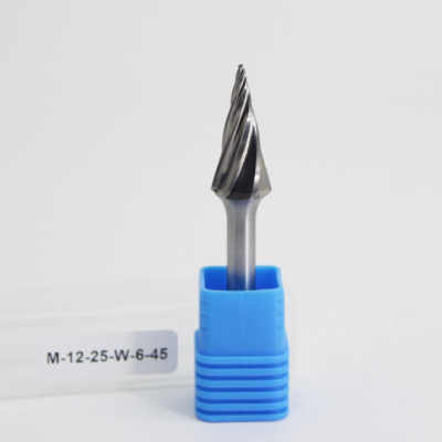 SM Cone Shape 6mm 1/4" Die Grinder Bits Rotary Carving Burrs High Speed