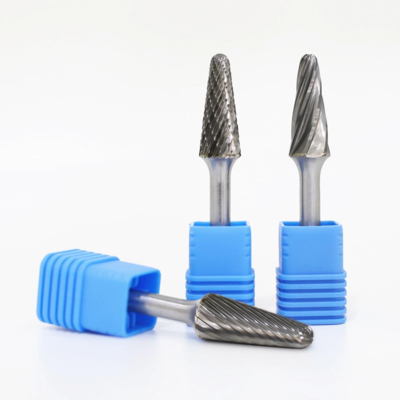 High Purity Solid Cone Carbide Burr Drill Bits Tungsten Carbide Rotary File