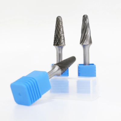 High Purity Solid Cone Carbide Burr Drill Bits Tungsten Carbide Rotary File