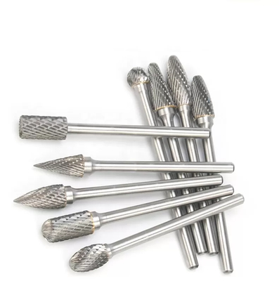 Standard Double Cut Long Shank Carbide Burr Impact Toughness 3mm 6mm 8mm Shank Diamter
