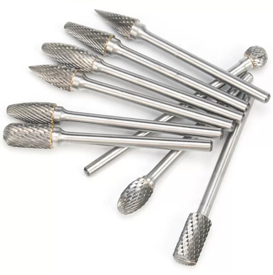 40 Cr 6mm Extended Length Carbide Burrs Safety Carbide Die Grinder Bit Set Oem Service