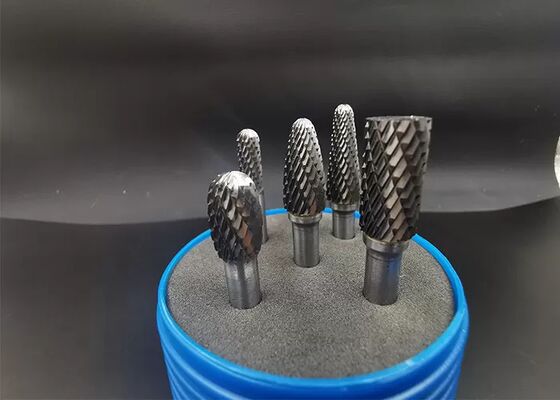 Precision Cutting Tungsten Carbide Rotary Burrs Compatible With Rotary Tools Without Logo Printing Ideal For Metal Wood Plastic Deburring