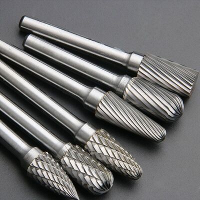 Precision Cutting Tungsten Carbide Rotary Burrs Compatible With Rotary Tools Without Logo Printing Ideal For Metal Wood Plastic Deburring