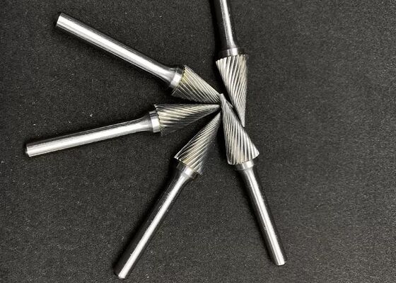 Long Service Life Tungsten Carbide Rotary Burrs with 1 8 Inch Shank Diameter Single Item Durable Precision Cutting Tools