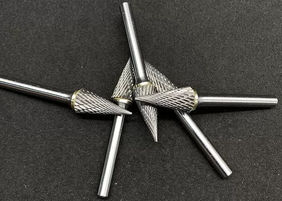 Long Service Life Tungsten Carbide Rotary Burrs with 1 8 Inch Shank Diameter Single Item Durable Precision Cutting Tools