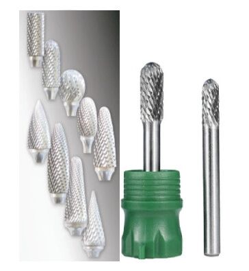 Precision Cutting Tungsten Carbide Rotary Burrs Tree Shape Ideal for Metal Deburring Engraving and Detailed Surface Work