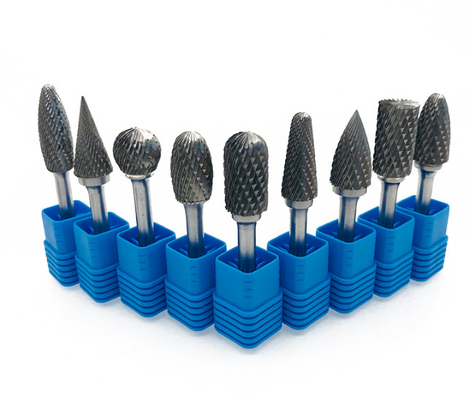YG6 YG8 YG10 Grade Tungsten Carbide Rotary Burrs For Industrial