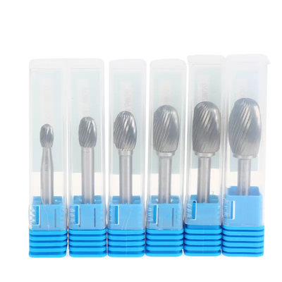 YG6/YG8 Grade Tungsten Carbide Rotary Burrs in Full Size for Smooth and Accurate Material Removal